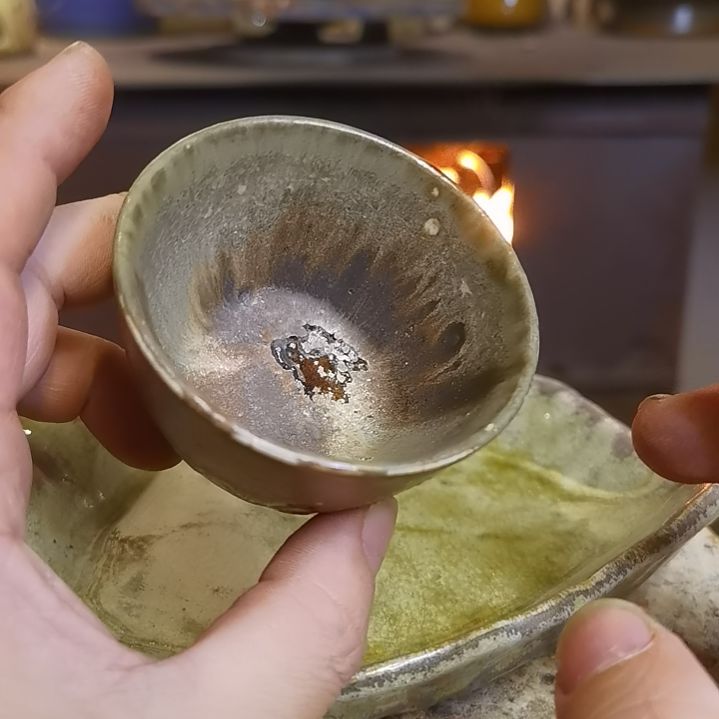 盘手工高温原矿窑变