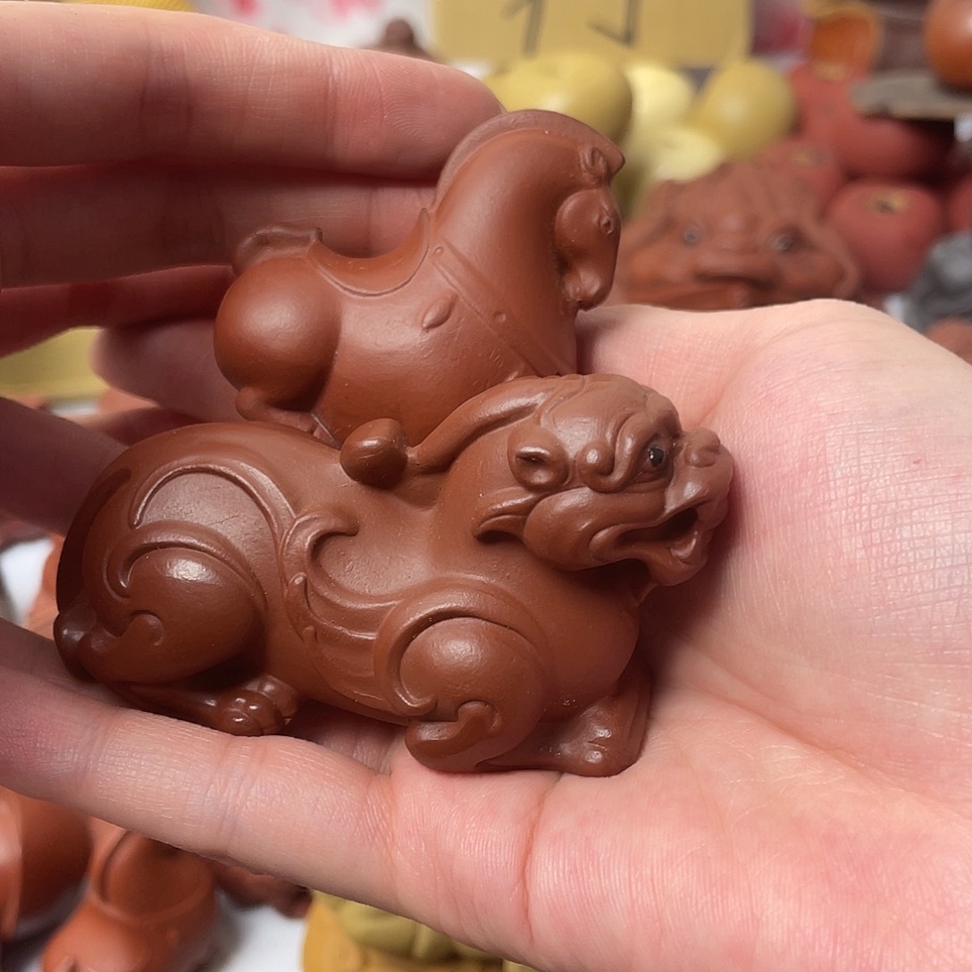 紫砂茶宠紫砂瑕疵