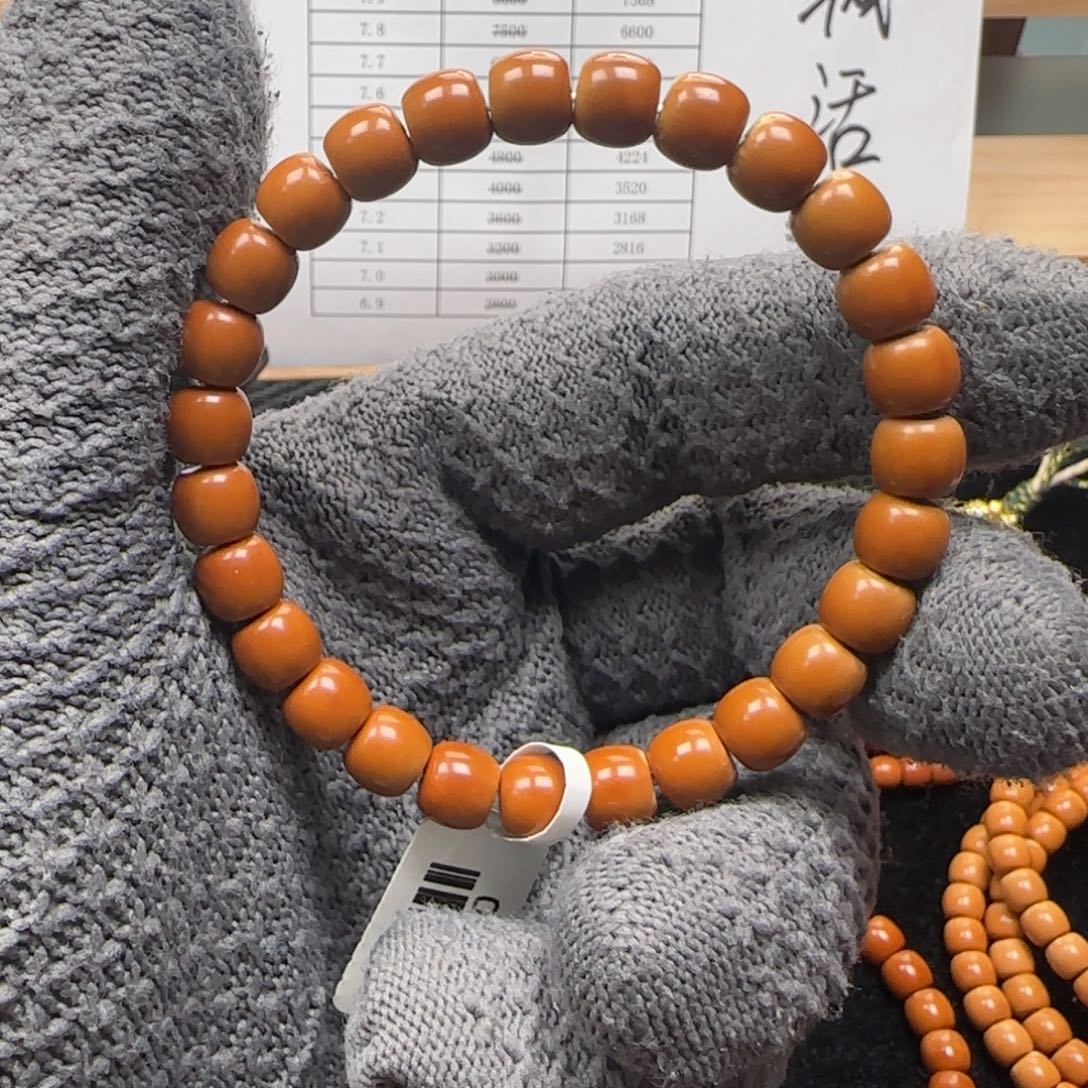 吊坠橄榄核老挝8.2mm三花面无白