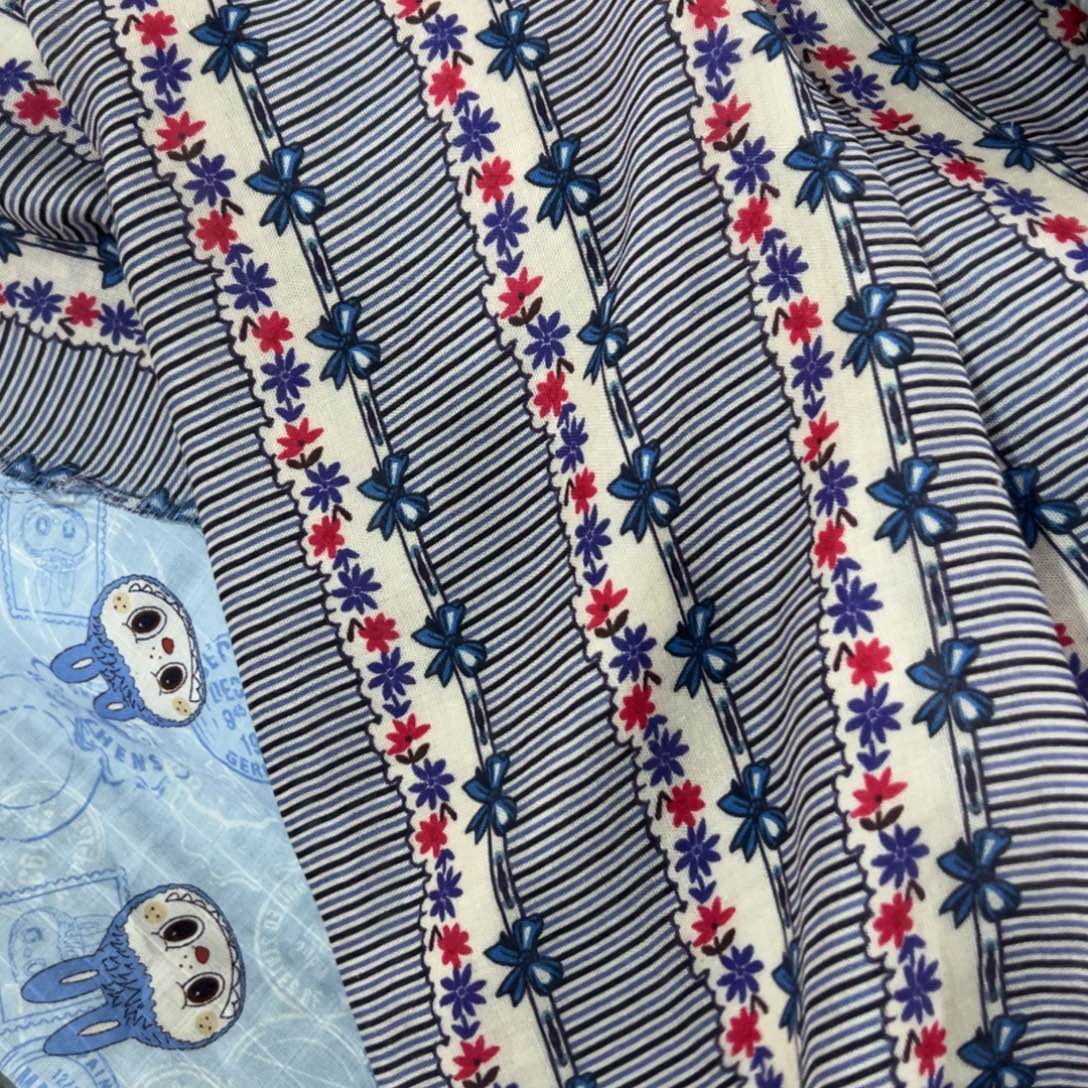 棉一米价纯棉超柔双层纱1.4宽果子E