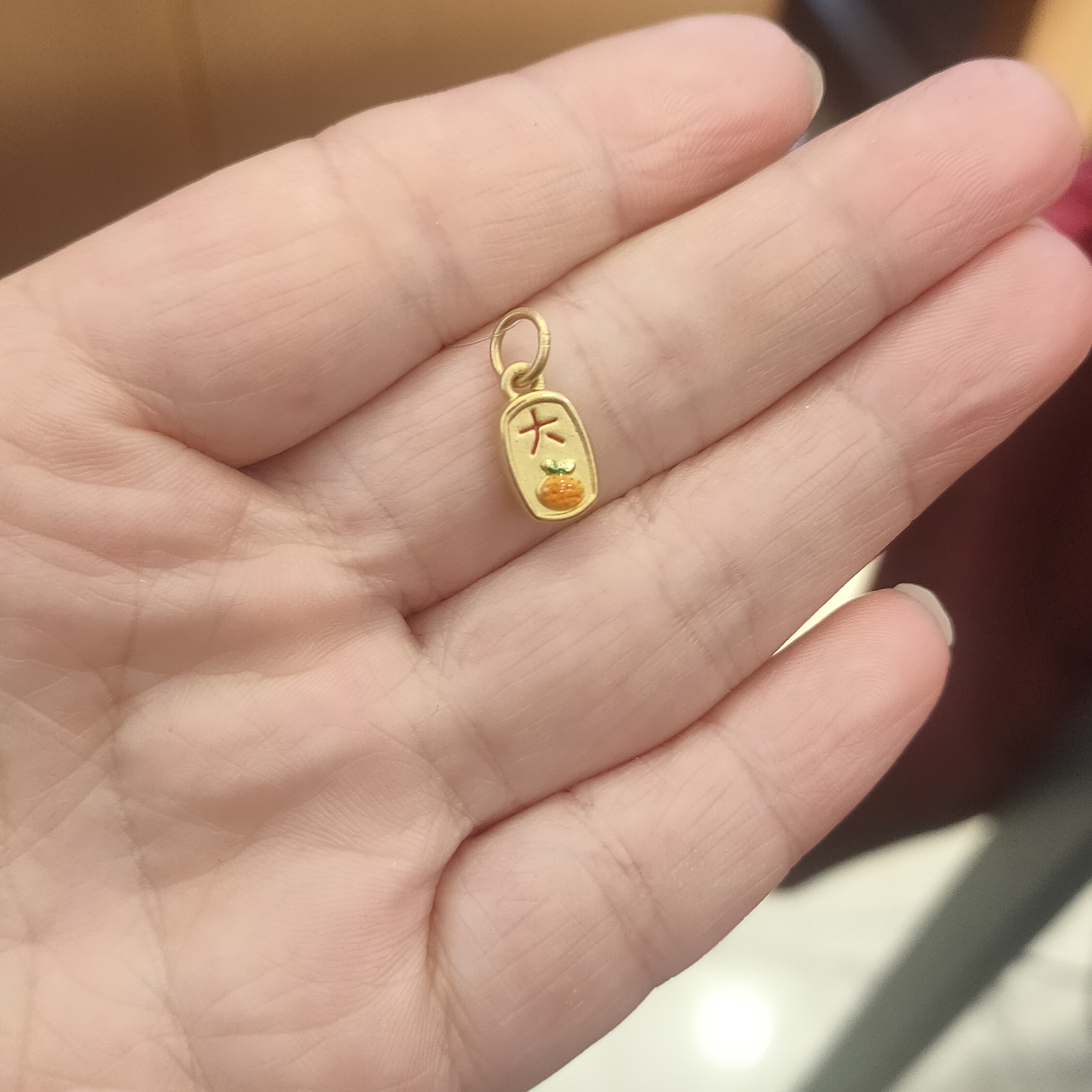 六桂福足金时尚大吉大利小滴溜