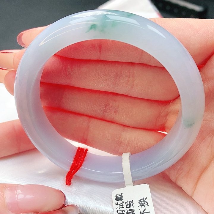 翡翠手镯未镶嵌54正圈