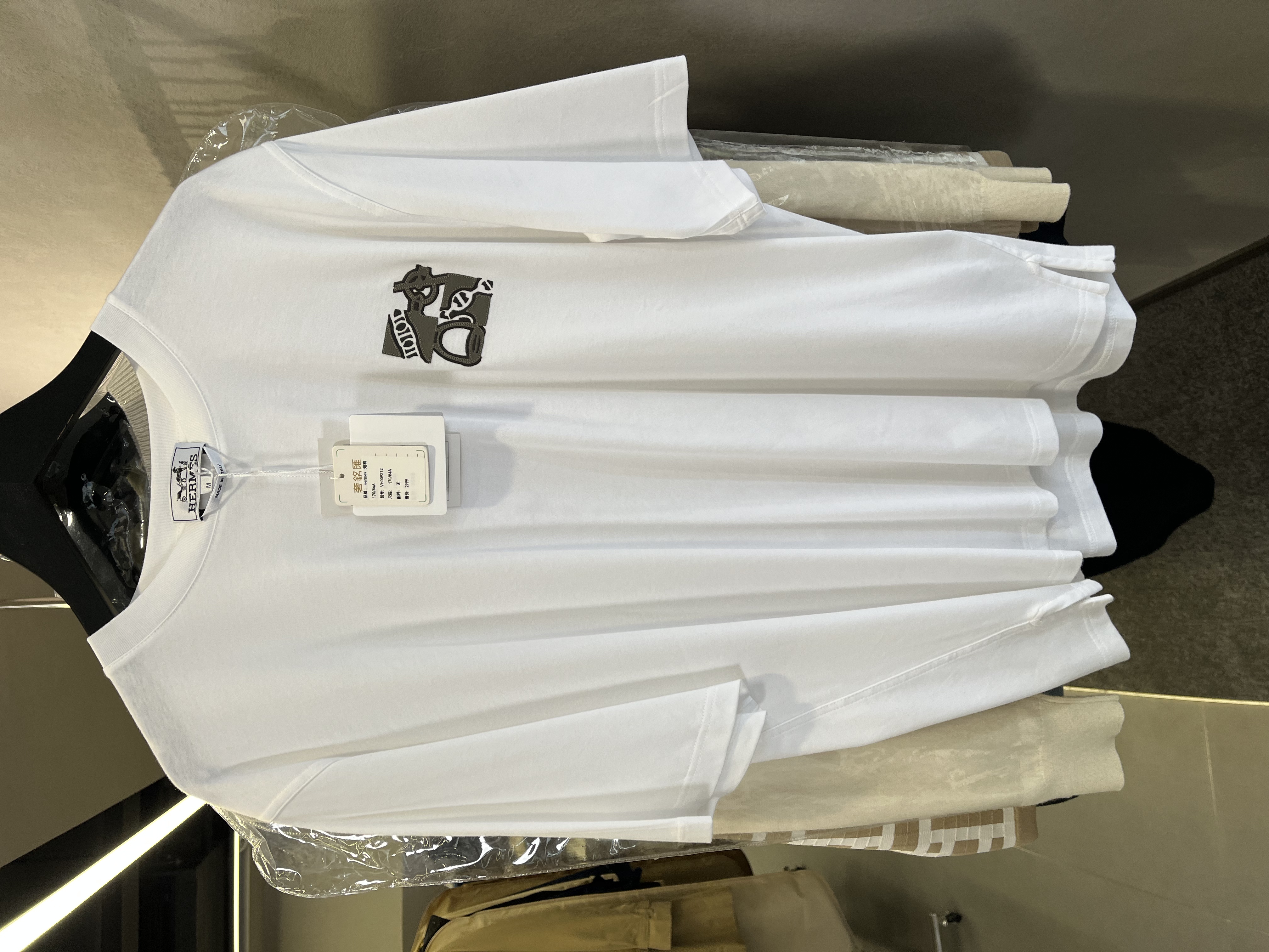 未使用 Hermes/爱马仕 白色短袖