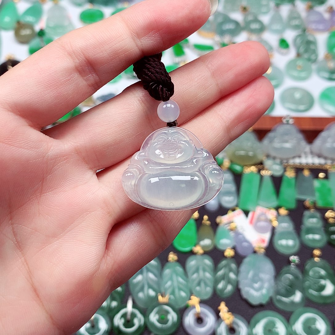 翡翠未镶嵌颈饰天然翡翠A货