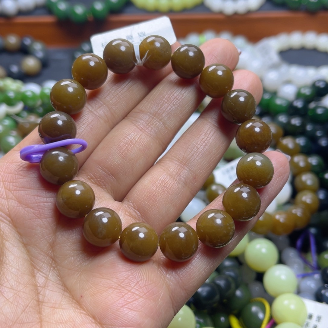 和田玉未镶嵌手链