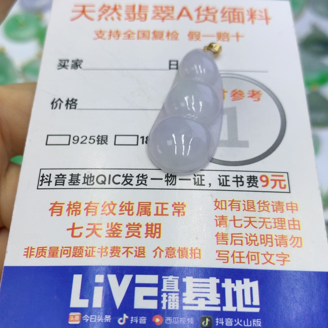 翡翠颈饰未镶嵌翡翠