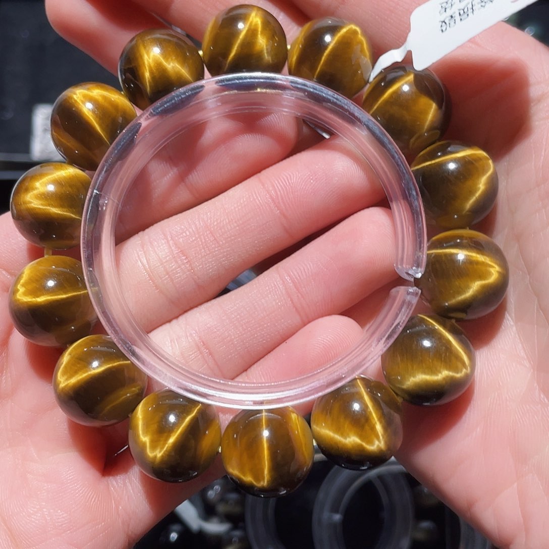 木变石（虎睛石）手链未镶嵌刘**^