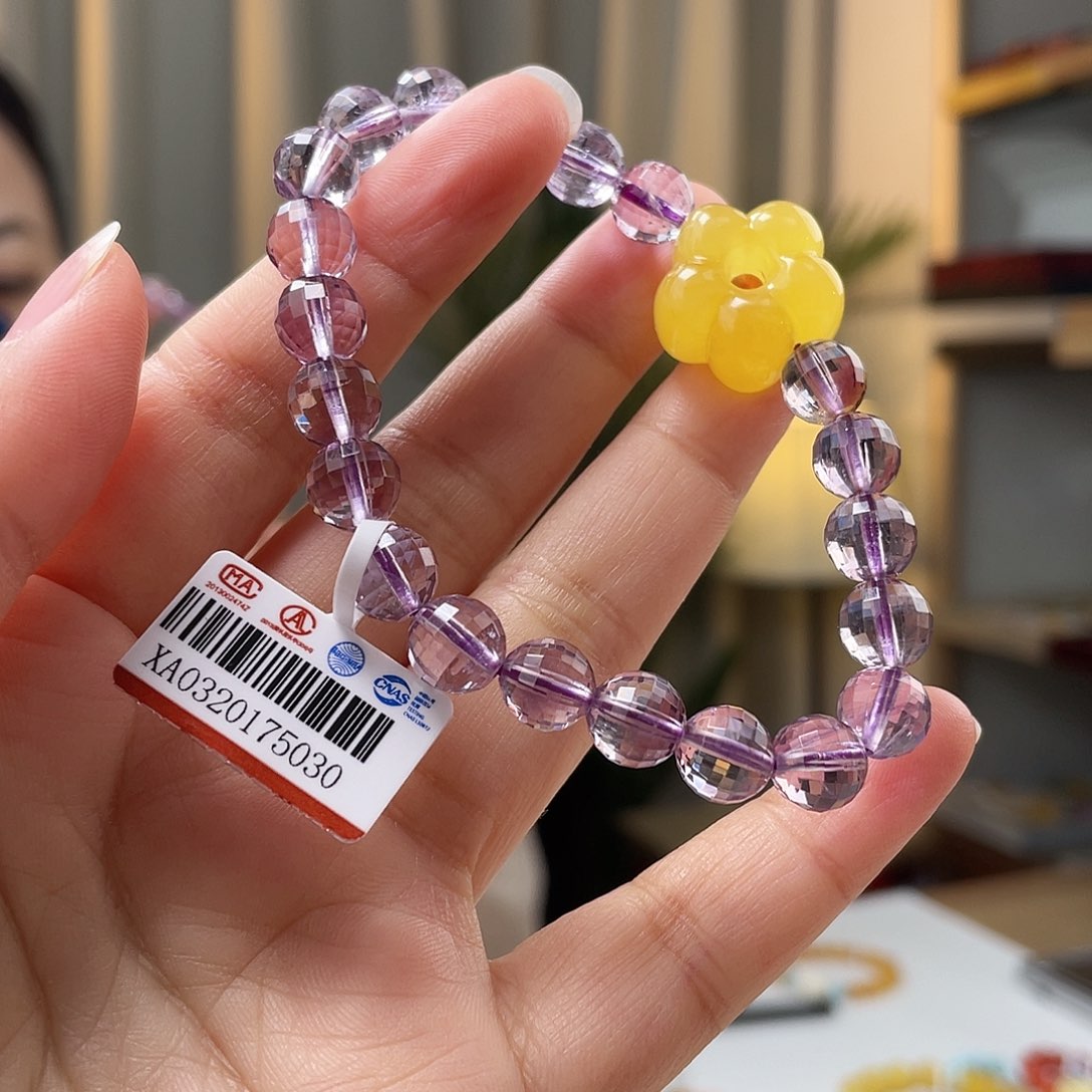 琥珀裸石未镶嵌蜜蜡手串