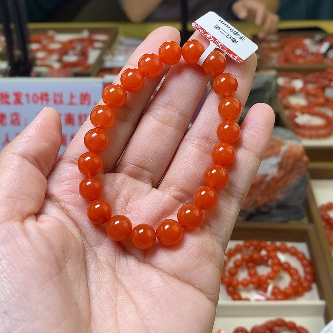 未镶嵌卡9南红玛瑙