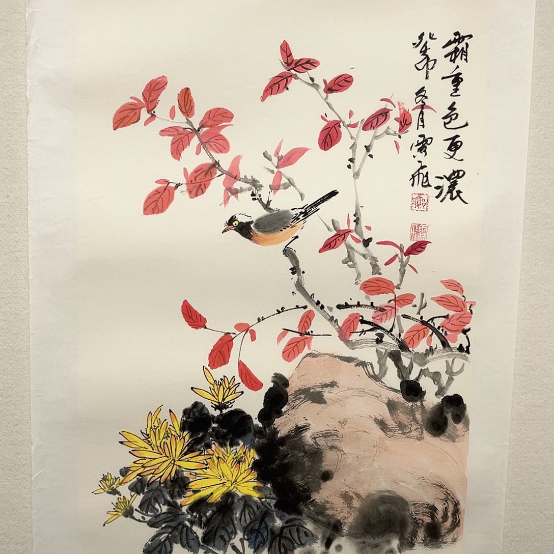 国画郭霖飞绘画作品