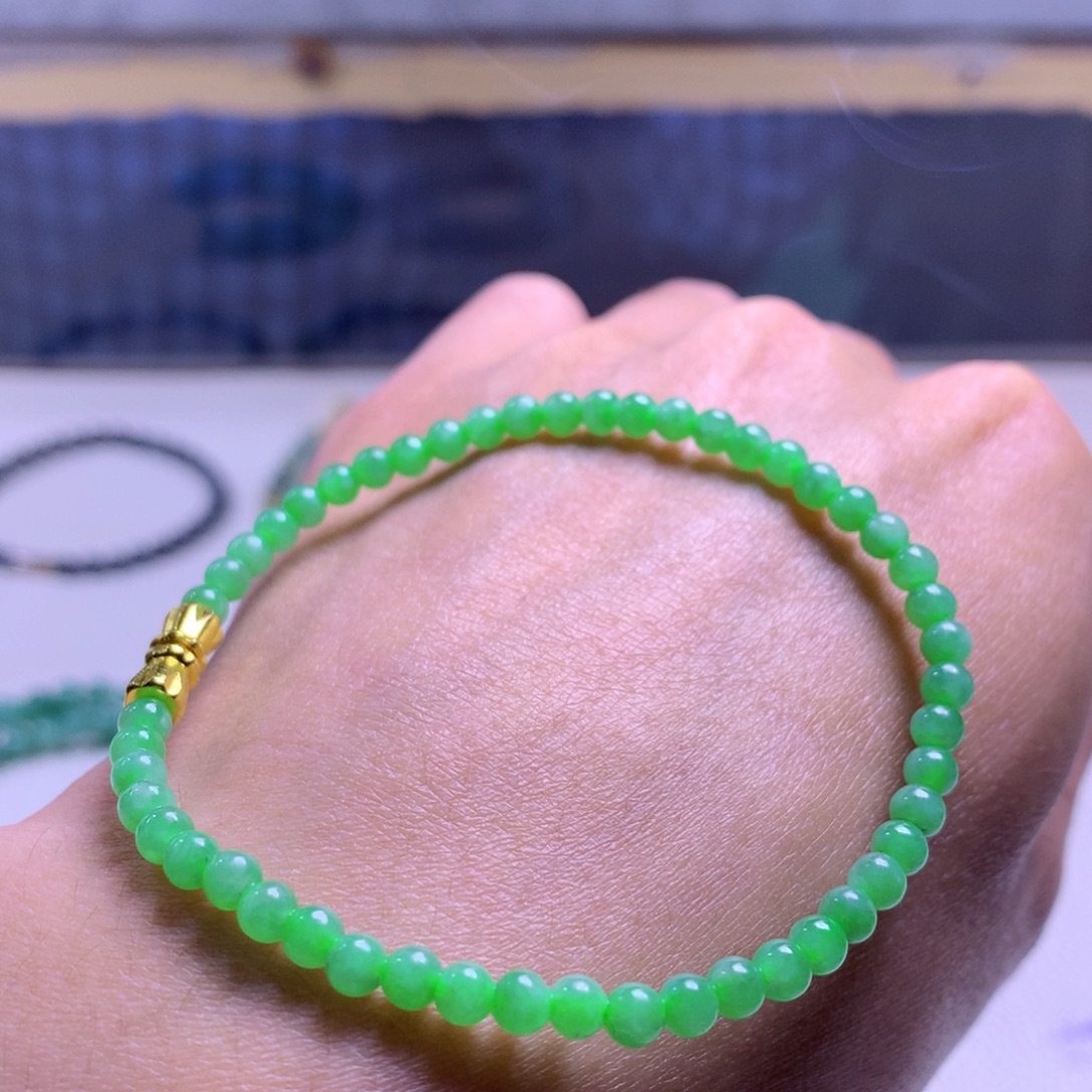 定制翡翠未镶嵌缅甸翡翠a货卡3.8