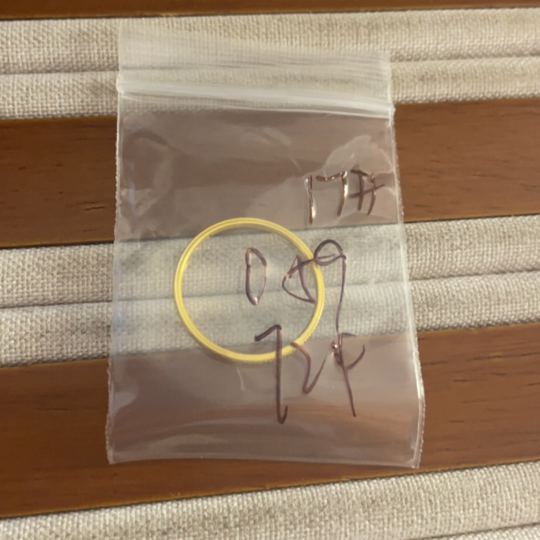 克重0.59 17号 龙鳞戒指 足金999