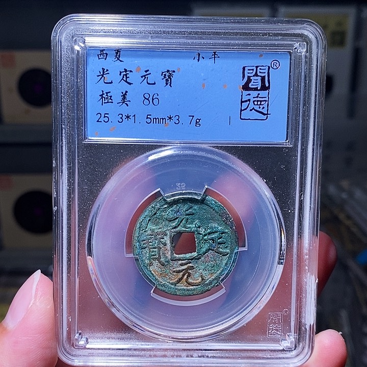 铜瀚海文物A光定元宝1008