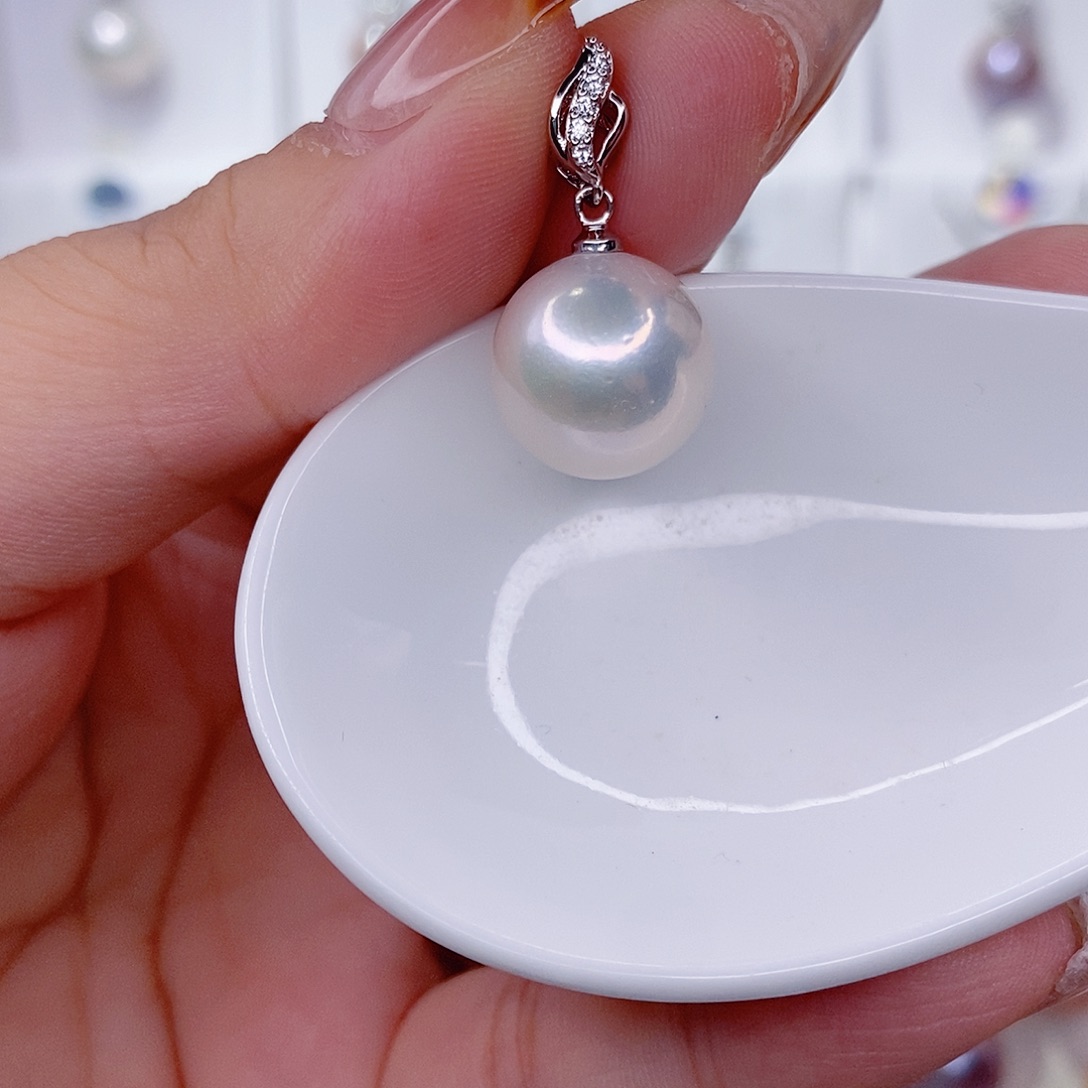 未镶嵌淡水珍珠吊坠(赠链)