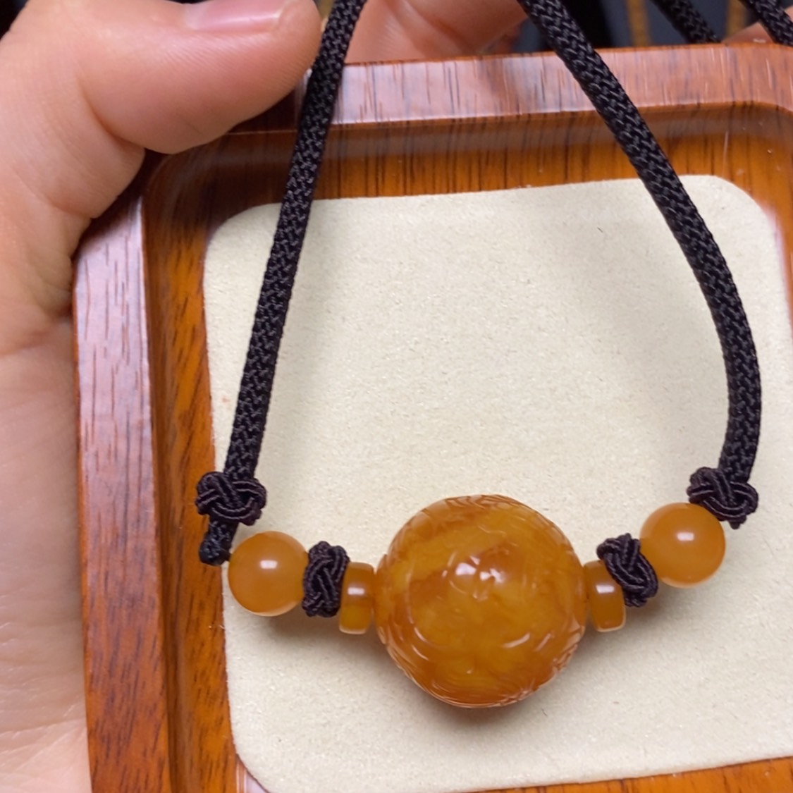 【闪购商品】蜜蜡颈饰未镶嵌项链
