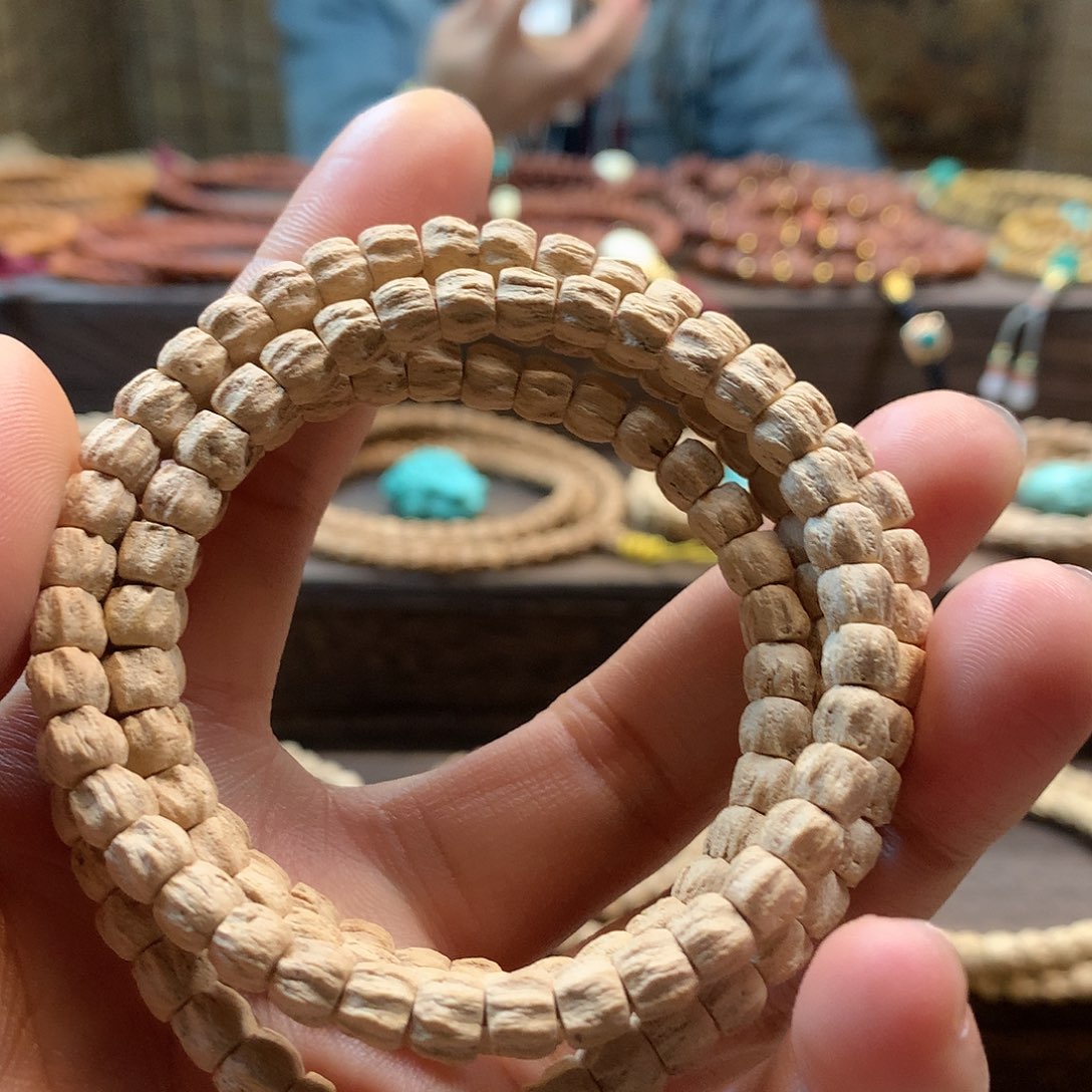 柏香籽/百香籽吊坠方块龙脊多棱顺