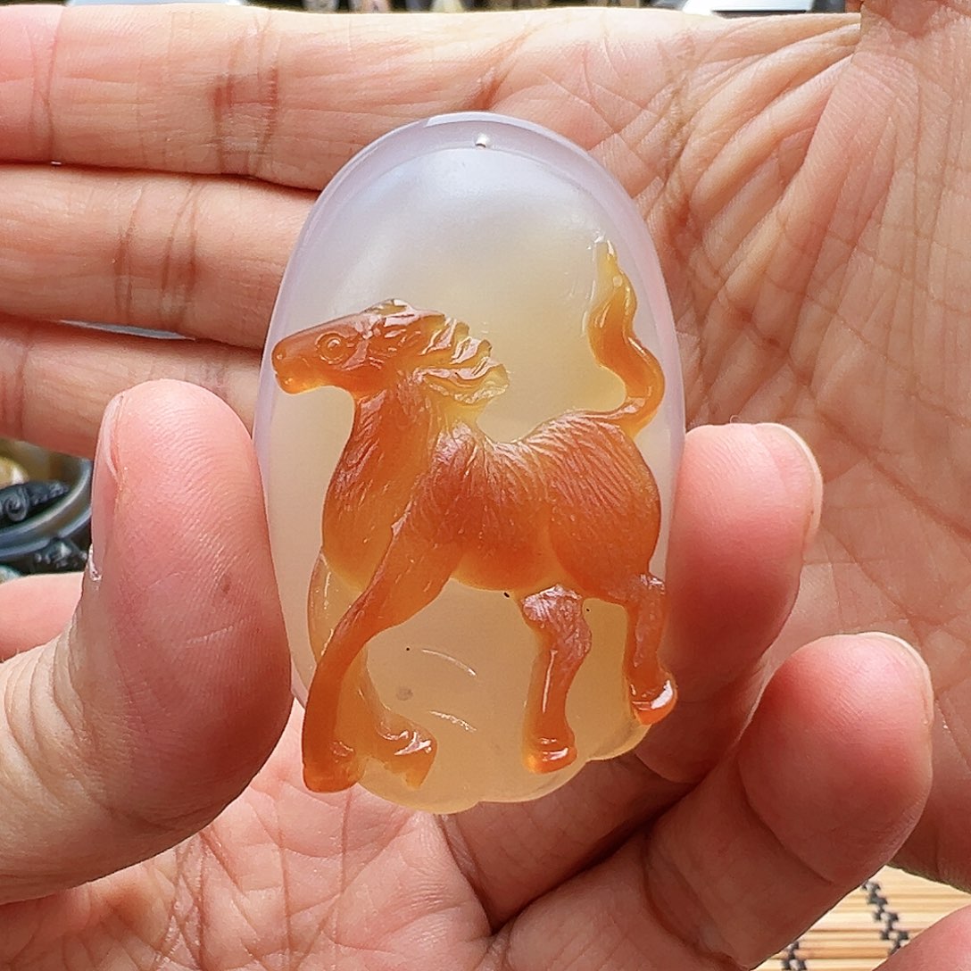 未镶嵌玛瑙/玉髓珠宝半成品
