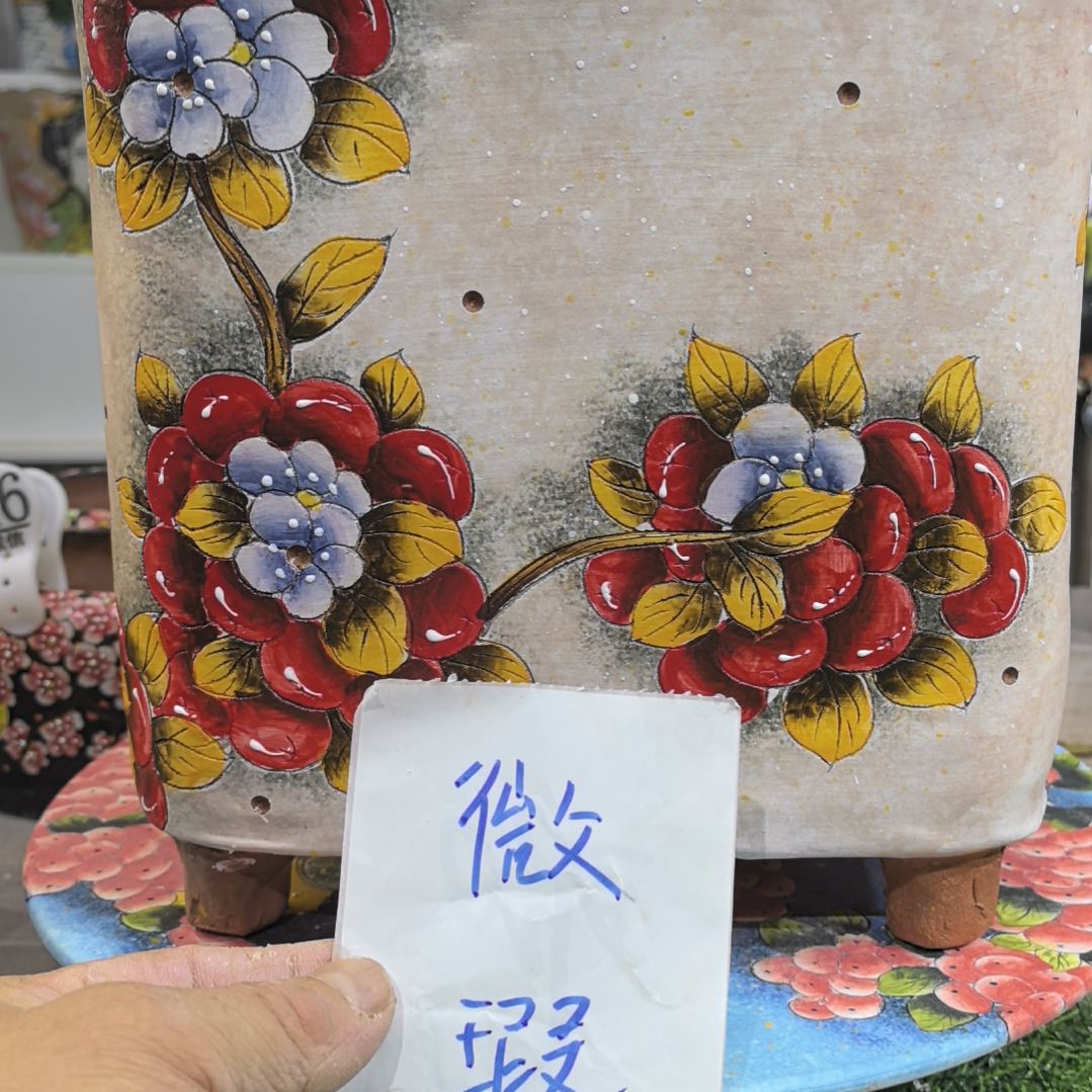 红泥花盆微瑕疵处理