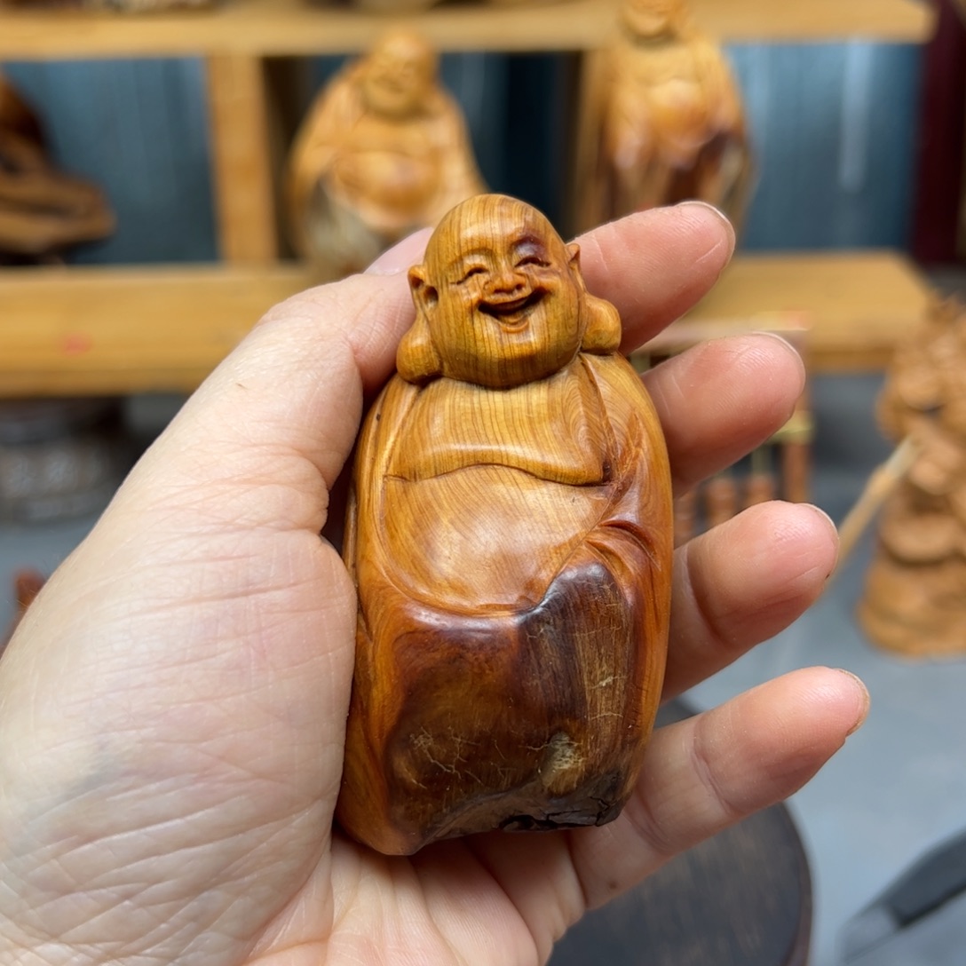 柏木崖柏木摆件手把件，41