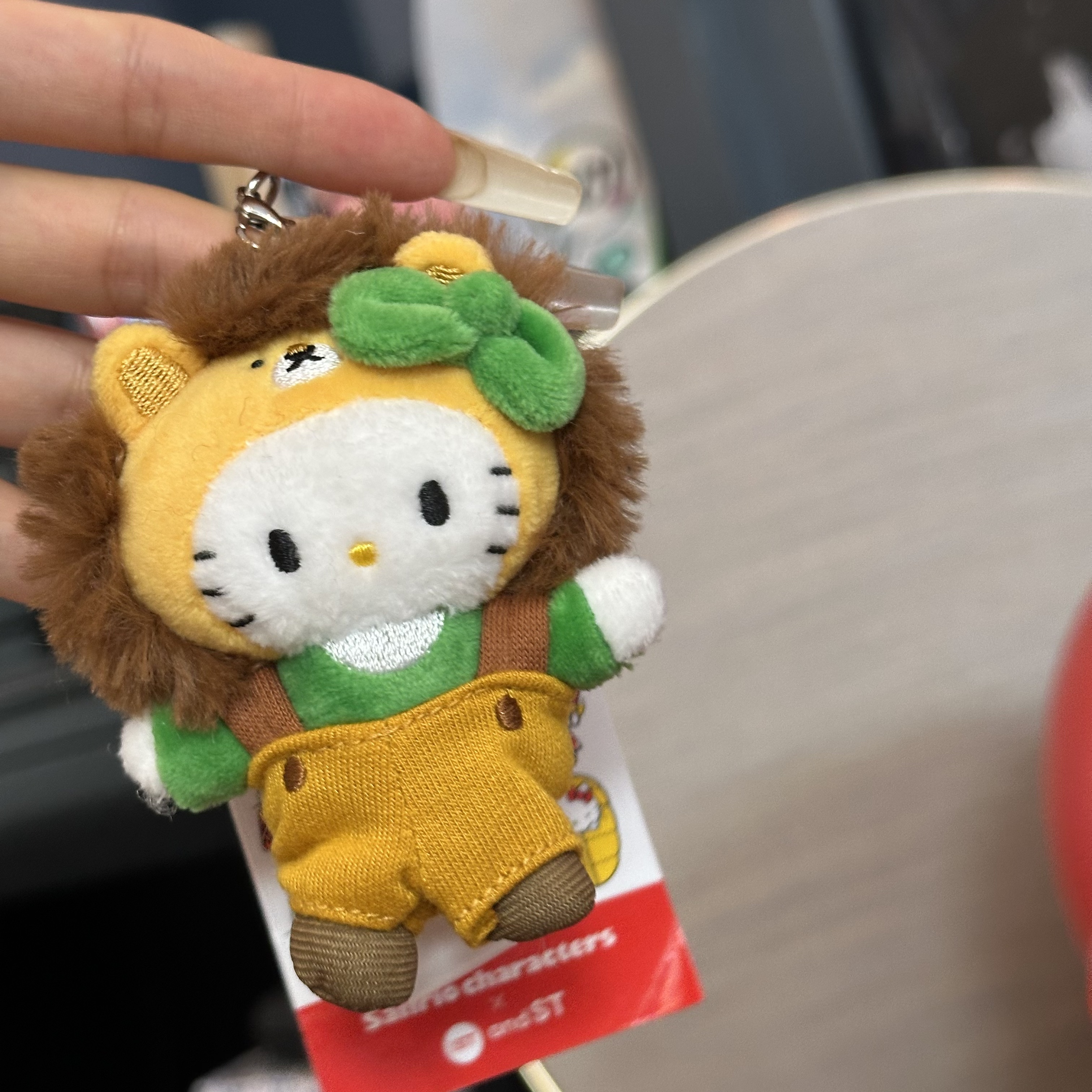 【东京限定】Hello Kitty 小狮子Kitty 玩偶钥匙扣