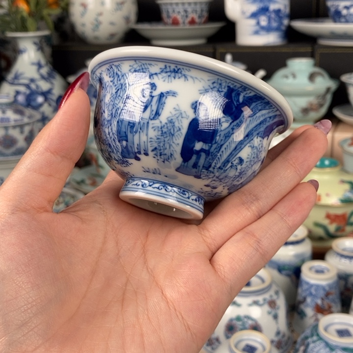 杯折葵非器竹林七贤小压手