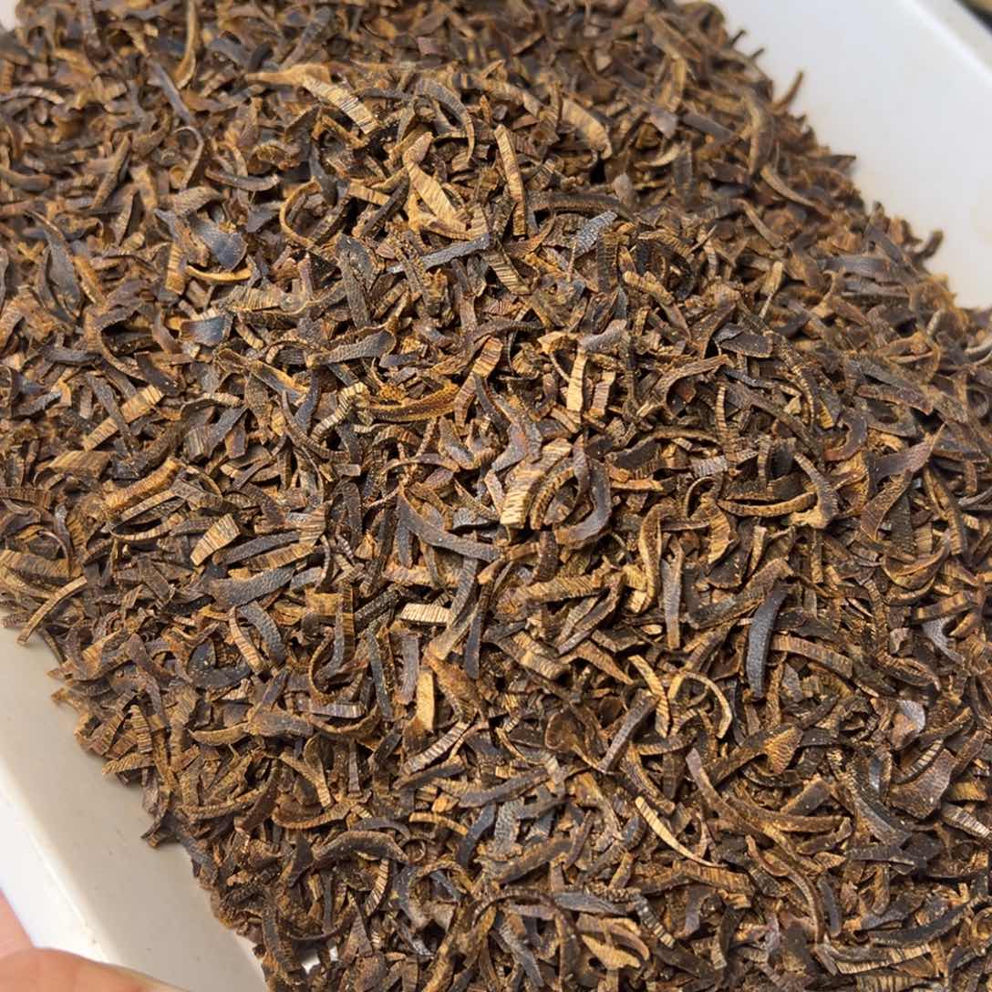 树脂制品D*海南黑棋原母树天然树结香包壳沉水切丝30克