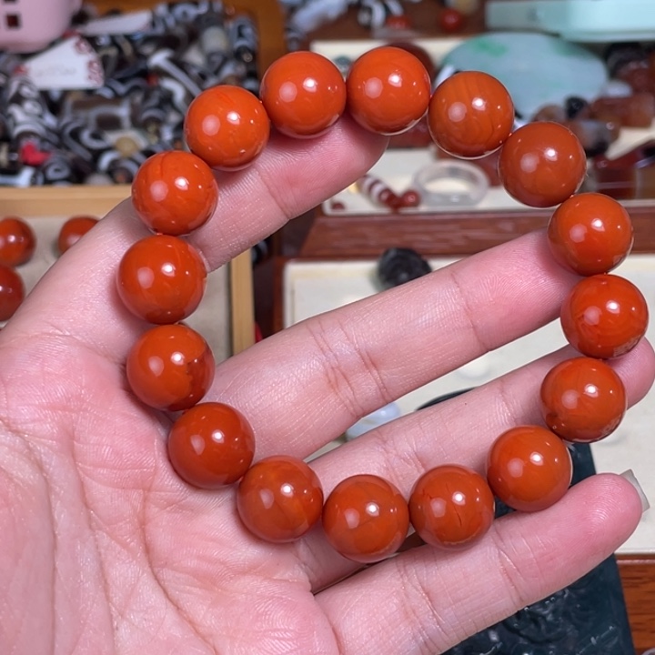 南红玛瑙未镶嵌颈饰97