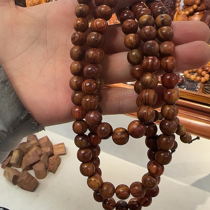 摆件黄花梨1.0珠子108颗