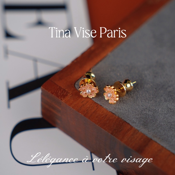  镀K金A1012《秘境繁花》法⭐️ Tina Vise缇娜薇斯 耳钉