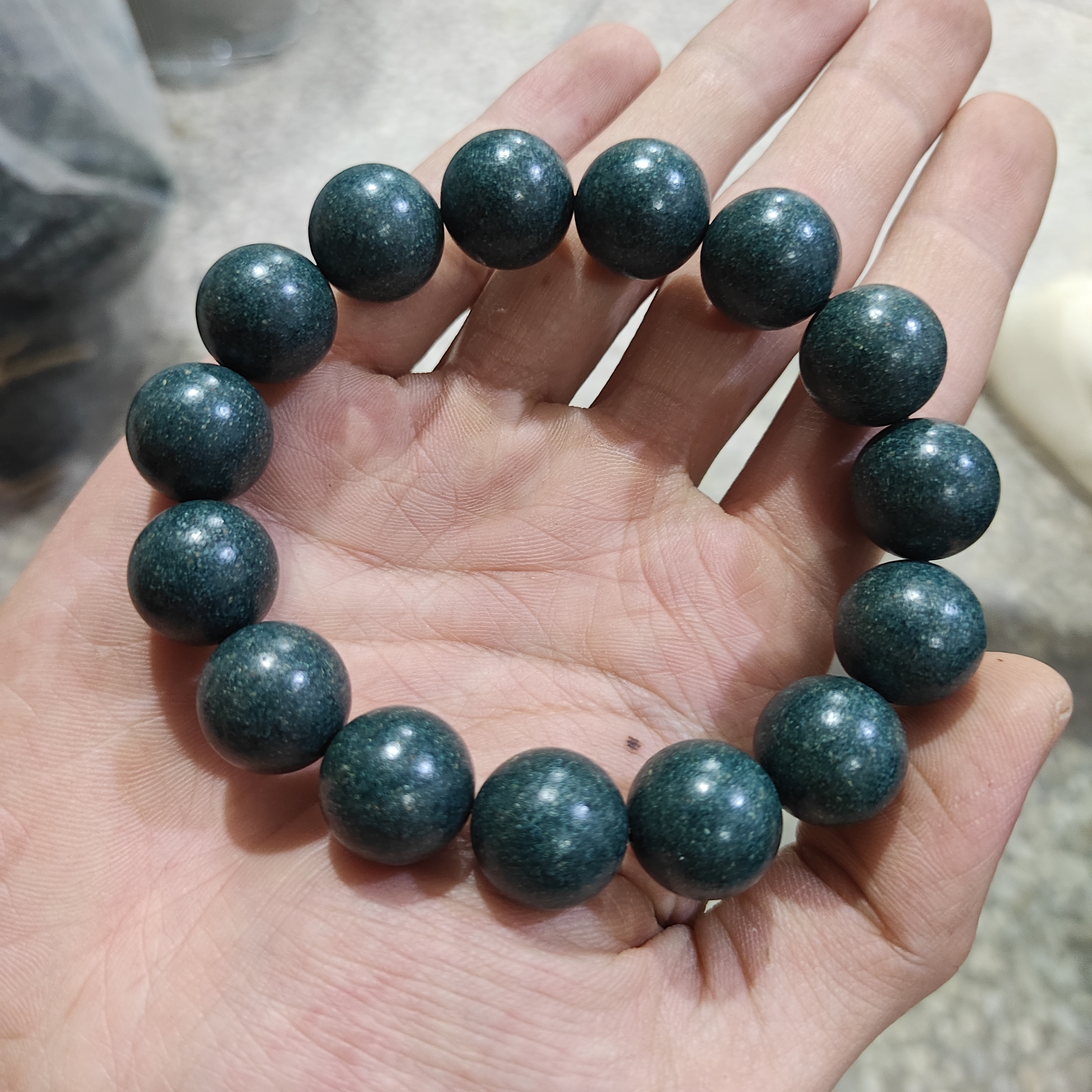 窖藏鹅梨帐中香1.5尺寸单圈合香珠 手工香珠