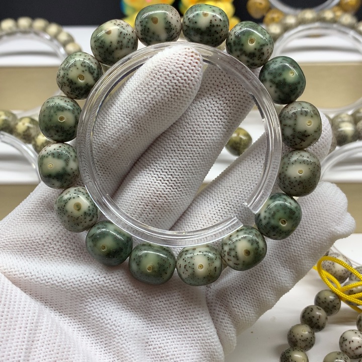 手串星月菩提18号 青花瓷小细星无烟花13/14