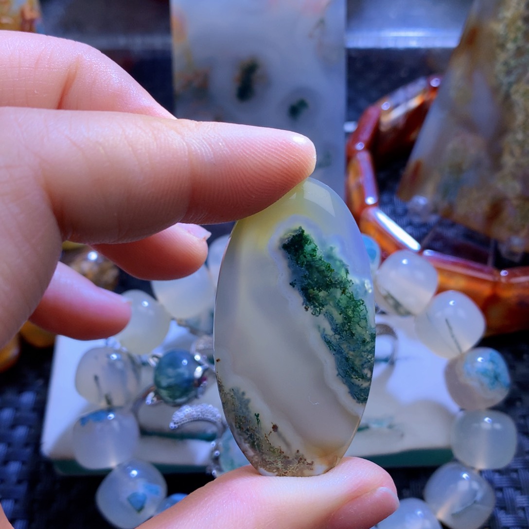 未镶嵌颈饰玛瑙/玉髓贺*高