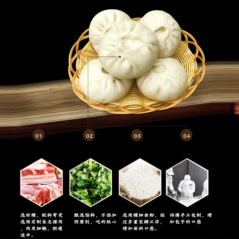 苏北手工马菜肉包子马齿苋肉包100克/个 