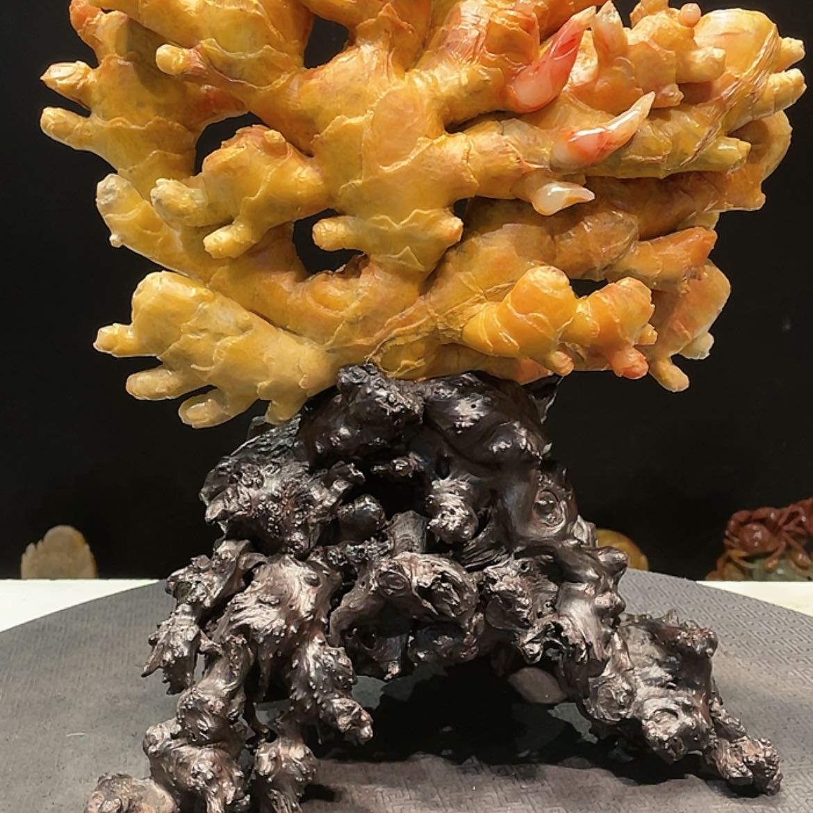 【闪购商品】寿山石用****4生姜摆件工艺品