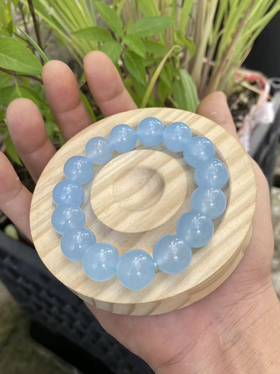 品质卡14天空蓝珠子(一颗）散珠批发