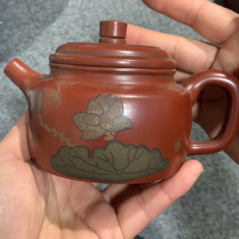 紫砂茶壶陶瓷摆件工艺品