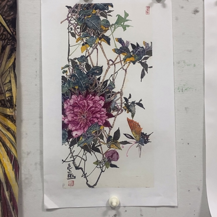 国画纯手绘国画作品