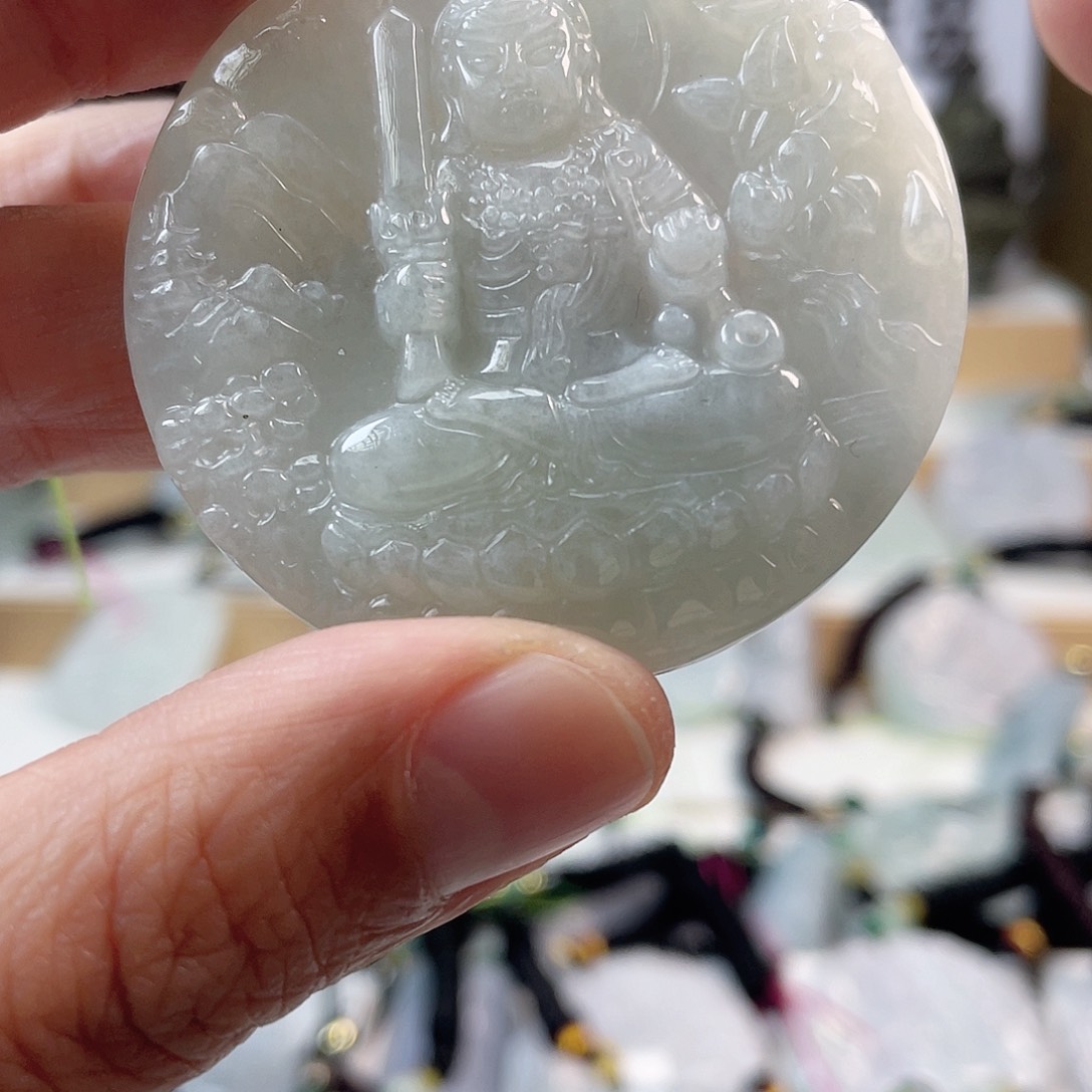 翡翠颈饰未镶嵌0494挂件