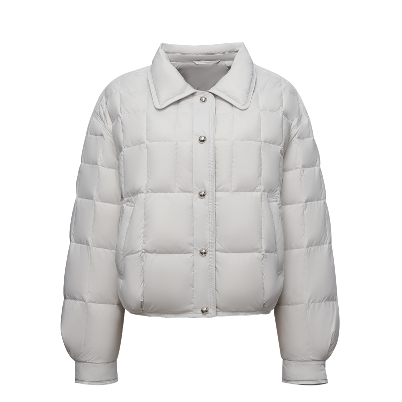 【zonefive】25年新款轻薄款翻领短款羽绒服88AW1282