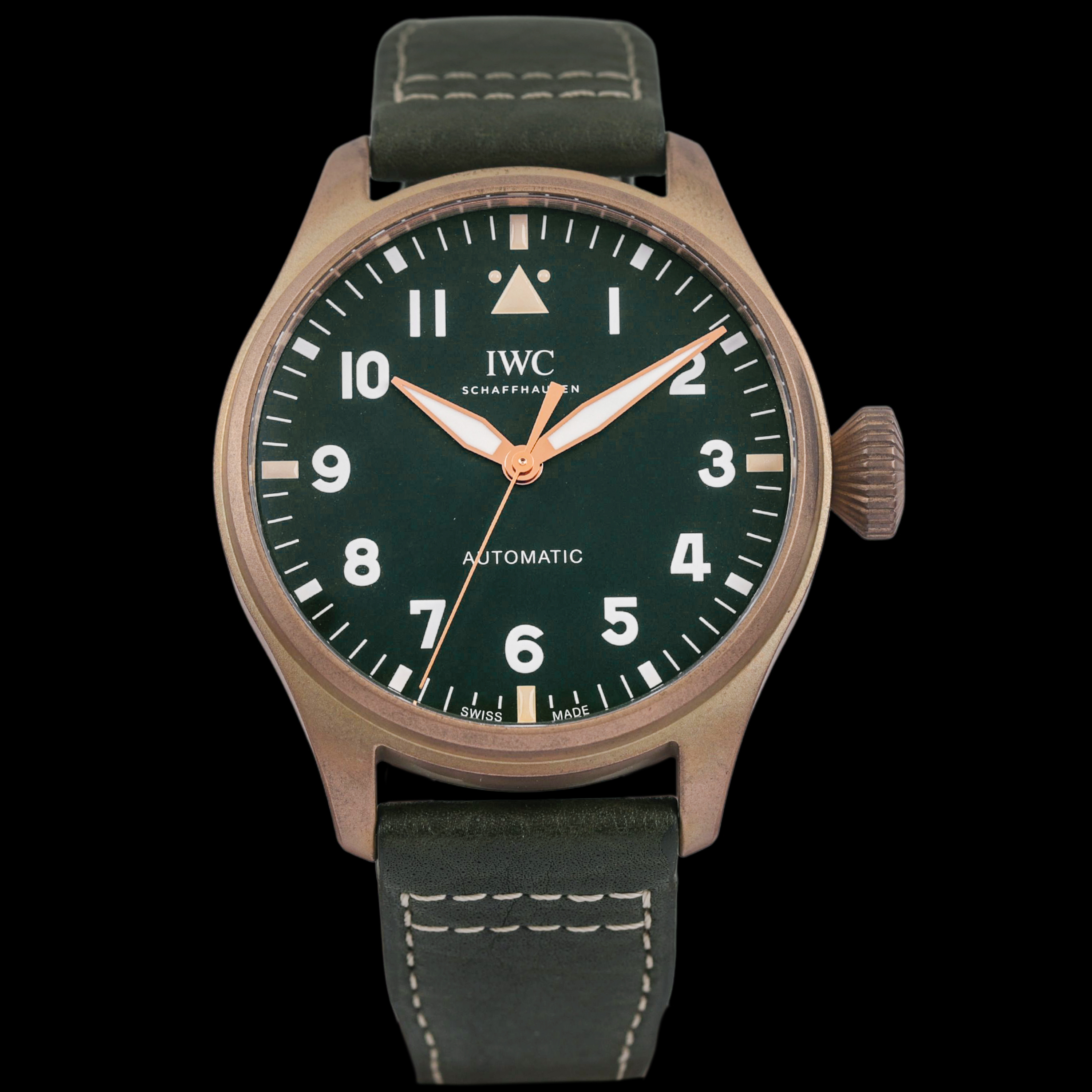 99新 IWC/万国 大牛/25未使用全/329702青铜/43盘/