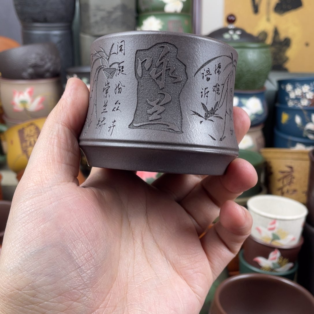 紫砂茶杯紫砂茶杯