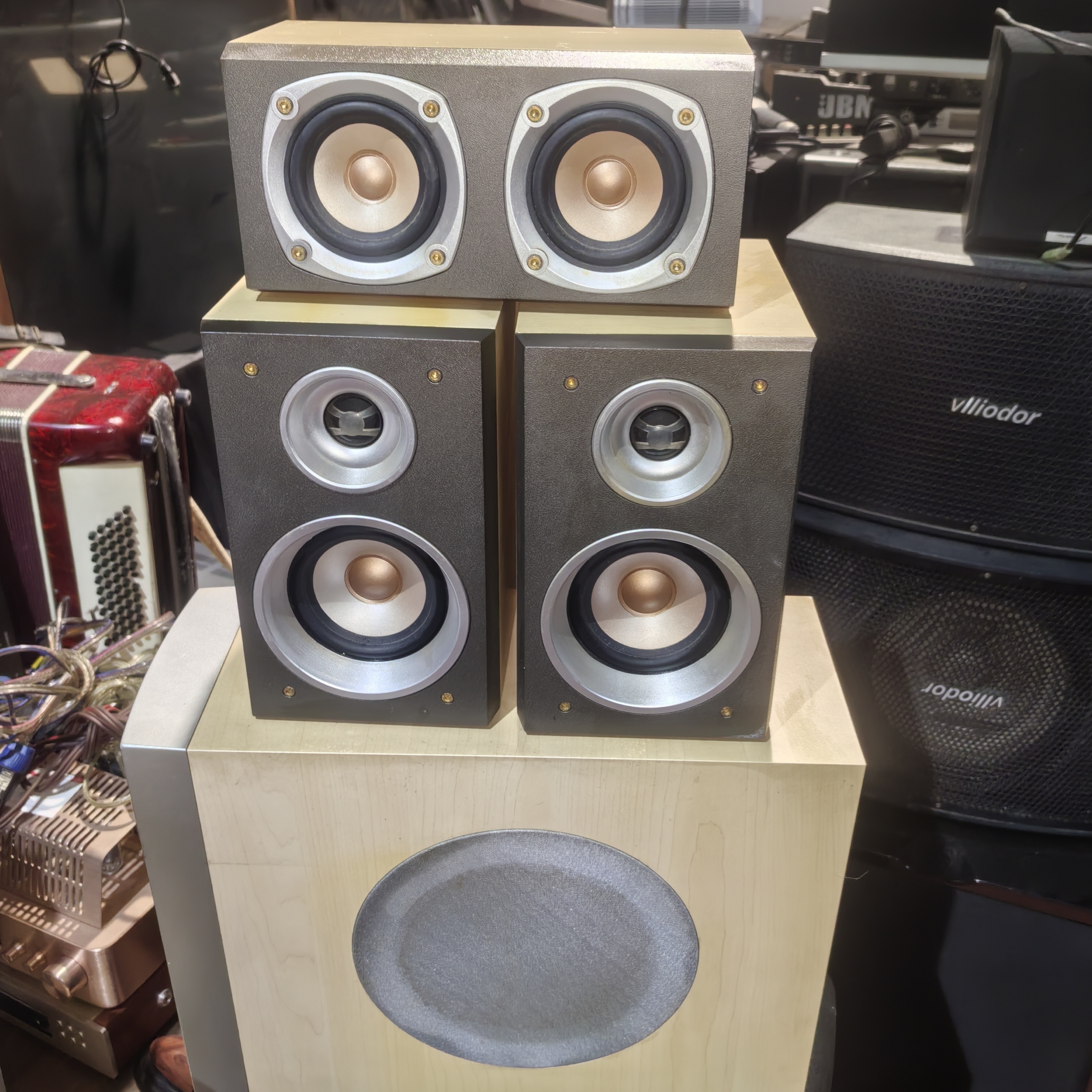 8新  二手山水四件套音箱不包邮 