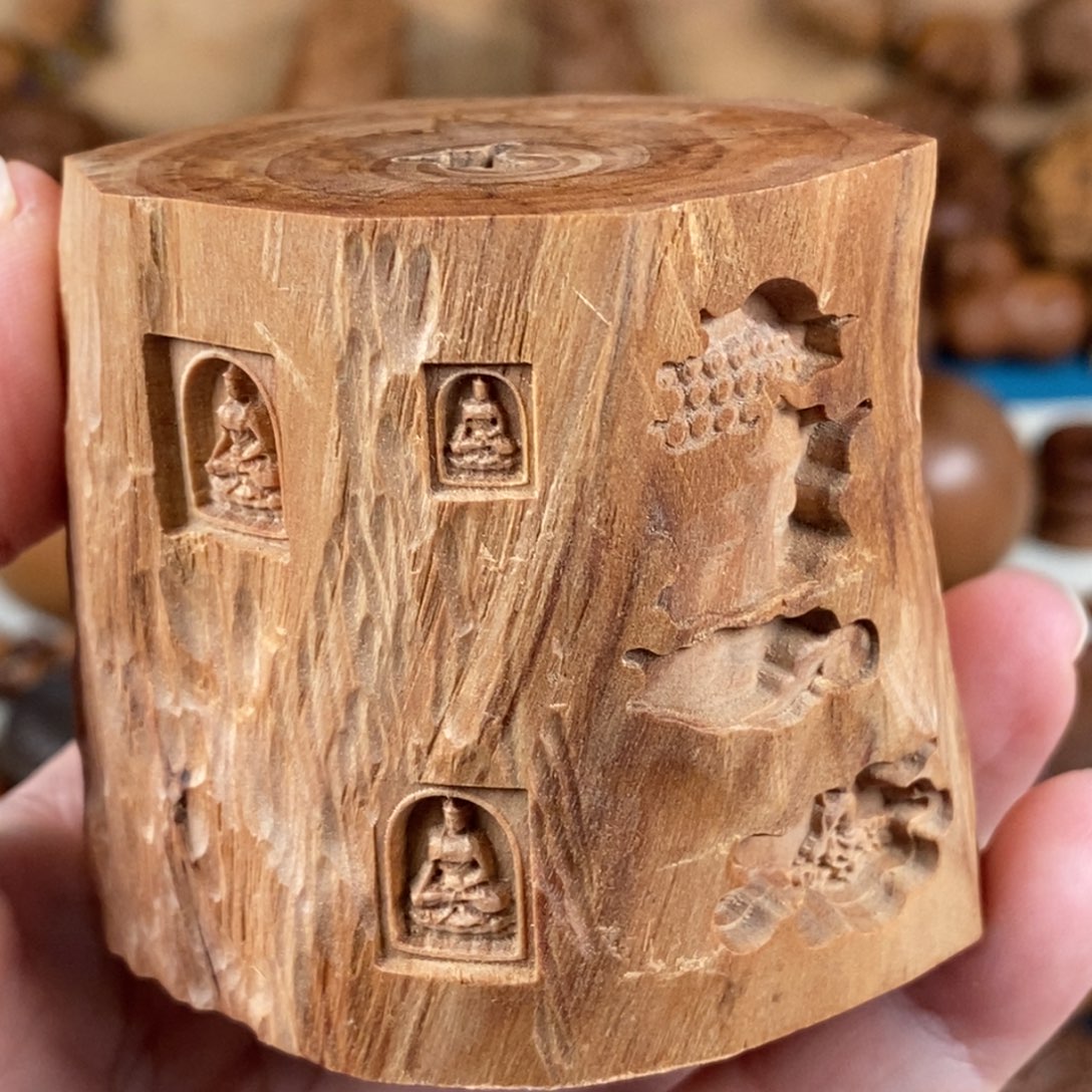 把件檀香木老山檀香老料106克