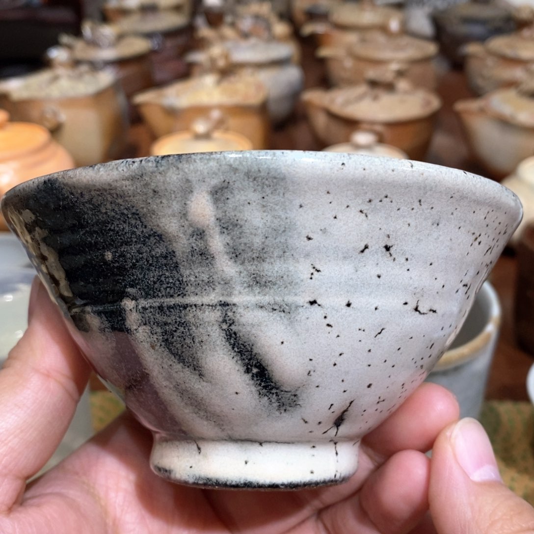 柴烧侘寂粗陶茶具
