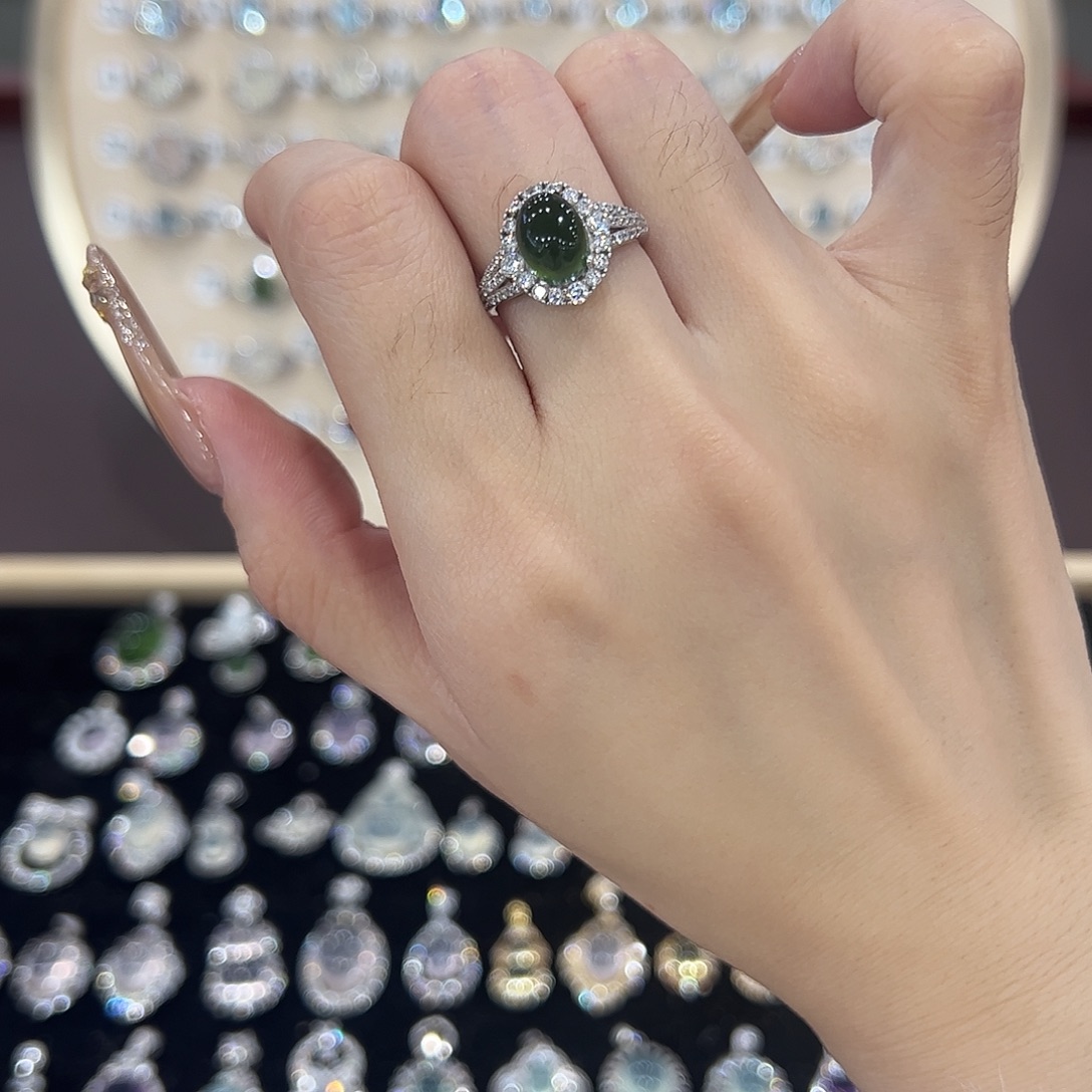 蓝***胖玛瑙/玉髓银S925镶嵌戒指