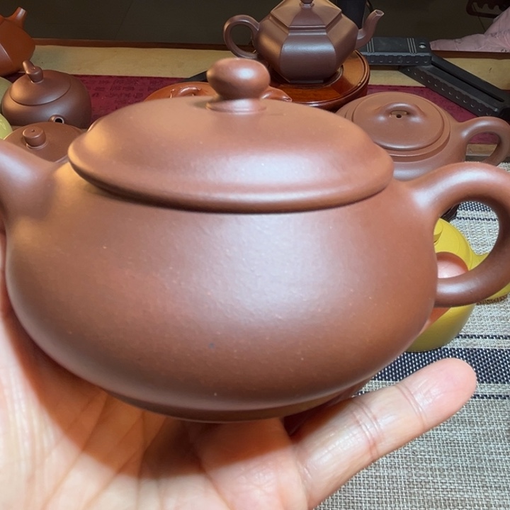 漂***鱼茶壶底槽青铁质作品