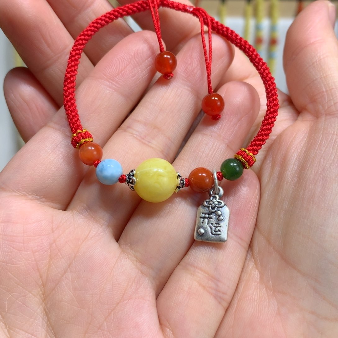 蜜蜡手链未镶嵌特价11