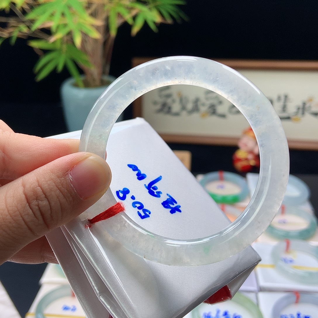 未镶嵌手镯翡翠19号高冰玻