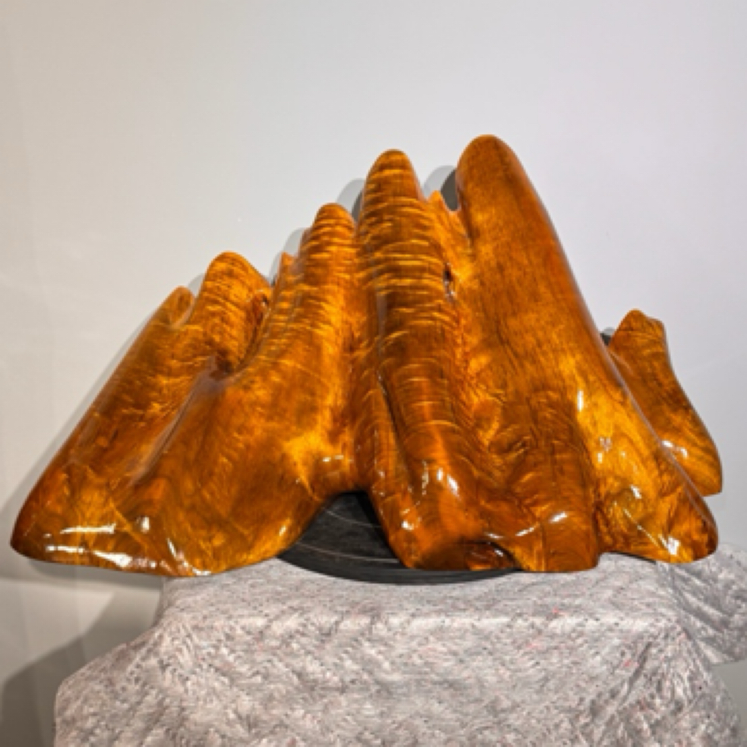 正宗小叶桢楠金丝楠金山家居摆件