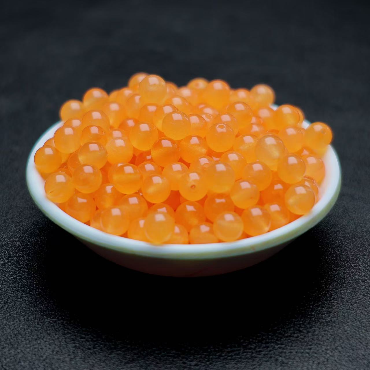 W949  云南保山南红芬达橘 6MM*50颗